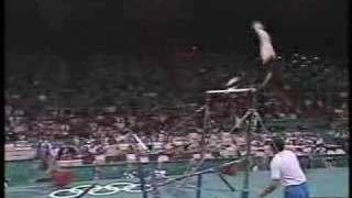 Lilia Podkopayeva  1996 Olympics EF  Uneven Bars [upl. by Anegue]