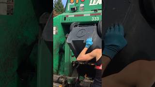 Sierra Waste Services Limited Workers Paul and Marcus Loading 333’s Hopper With Garbage Carts [upl. by Aehsa824]