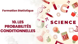 FORMATION STATISTIQUE  LES PROBABILITÉS CONDITIONNELLES 10 [upl. by Nosmirc]