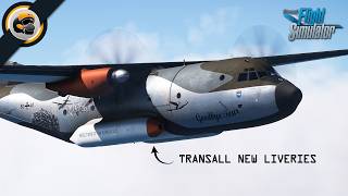 C160 Transall Livery Pack Review and great news from AzurPoly msfs [upl. by Vtehsta]