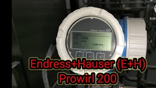 Flow meter parameters view and parameters setting in EH flow meter [upl. by Elayor]