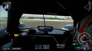 Onboard LMP3 Magny Cours Norma M30 Driving Koncept [upl. by Ponzo764]