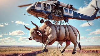 How Farmers Raise Millions Of Cattle From The Air  Agriculture Technology [upl. by Accber]