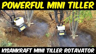 Best Mini Power Tiller  Powerful Kisankraft Mini Rower Tiller Cultivator Machine  Power Weeder [upl. by Lisle591]