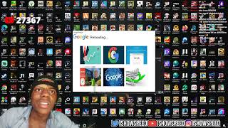 iShowSpeed OPENS GOOGLE VIRUS FULL VIDEO [upl. by Bert]