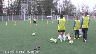 Travail technique  Stéphanie TROGNON  Pôle espoir de Strasbourg [upl. by Relyks]