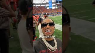 Quavo On The Sideline At The Georgia Bulldogs Football Game quavo [upl. by Eicyac200]