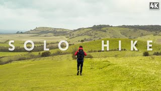 Solo Hiking 18 miles along Ivinghoe Beacon Pitstone Hill amp Aldbury Nowers trail  4K Cinematic [upl. by Marta705]