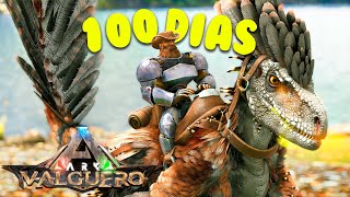 SOBREVIVÍ 100 DÍAS en ARK VALGUERO HARDCORE [upl. by Nets]