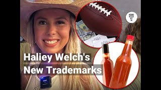 Hawk Tuah Girl Haliey Welch Files New Trademarks Hawk Sauce amp Bet On That Thang [upl. by So785]