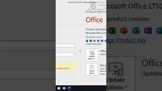 How to Check Microsoft Office is Activated or Not short [upl. by Ybot]