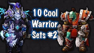 Jessiehealz  10 Cool Warrior Transmog Sets 2 World of Warcraft [upl. by Schroth]