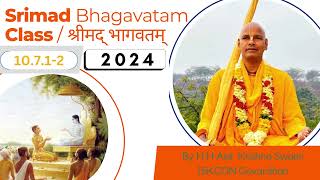 SB 10712 The Killing of the Demon Trinavarta  H H Asita Krishna Swami Maharaja  Oct 2024 [upl. by Fortier620]