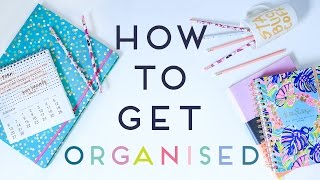 How To Get Organised For School  College  Work  Life  Organisation tips 2016 [upl. by Oner540]