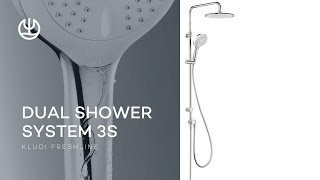 KLUDI FRESHLINE Dual Shower System 6709005 00 [upl. by York137]