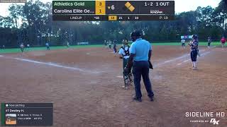 Carolina Elite GenoveseCheek vs Athletics Gold TamborraSpencer 14U 20241102 [upl. by Llenyaj81]