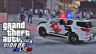 GTA V  Vida de Policia  Operação da PM Fechando o cerco no Baile Funk  Ep09 [upl. by Nwavahs]