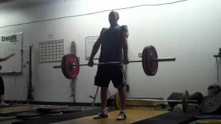 CrossFit Wilmington Demo 3 Position Clean midthighjust above kneefloor [upl. by Yelhak]