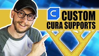 Cura Supports  Adding and Removing Supports [upl. by Yla814]