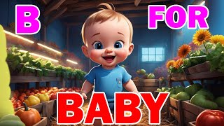 Phonics for Kids  Food ABC Song  Learn ABC ABC Kids Alphabet Letters Baby [upl. by Neelyaj]