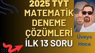 TYT MAT DENEMELERİ 1💥SAYILAR SORULARI 🔥Her Denemenin ilk 13 Sorusunun Çözümleri [upl. by Eben]