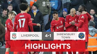 Fabinho Double as Reds Beat The Shrews  Liverpool 41 Shrewsbury Town  Emirates FA Cup 202122 [upl. by Ettennor326]