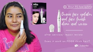 Braun 810 facial epilator review after service  Review after 5 years  Is it the best epilator [upl. by Arahsak224]