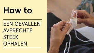 Tutorial  Een gevallen averechte steek ophalen  VERITAS [upl. by Suhail]