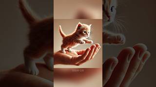 The smallest cat in the world 🙀 cat  cute kitten [upl. by Lavery]