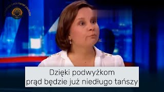 Ministressa Zielińska obniży ceny prądu przez ich podwyższenie [upl. by Abran]