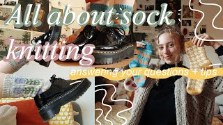 Everything you need to know about knitting socks 🧦🧶  tips amp tricks [upl. by Minor209]