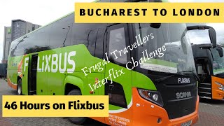 Bucharest to London FlixBus 46 hours  Interflix Challenge  Part 1 [upl. by Lledyr]