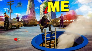 Using Secret Locations To Escape Cops  GTA 5 RP [upl. by Taft]