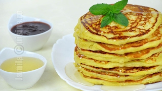 Clatite americane  Pancakes  JamilaCuisine [upl. by Malinde436]