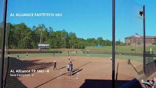 AL Alliance Fastpitch vs Nola  Coastal College [upl. by Fife776]