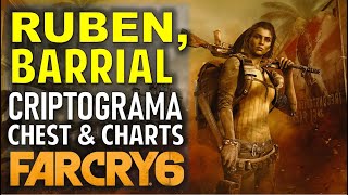 Ruben Criptograma Chest amp Charts Locations  Barrial Valle De Oro  Far Cry 6 Collectibles [upl. by Benedix248]