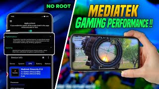 Increase Gaming Performance And Fix Lag in Mediatek Processor Without Root [upl. by Nnylkcaj]