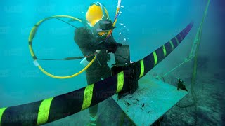 Scary Job of Repairing Million  Cables Underwater [upl. by Tasia]