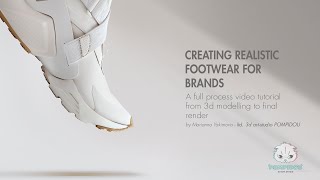 Creating realistic 3d model of footwear for brands [upl. by Dirk]