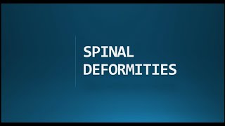 Spinal Deformities Lordosis Kyphosis Scoliosis spinalinjury [upl. by Youngman179]