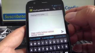 como copiar y pegar texto en android en Motorola Moto G X T1032 En Español Full HD [upl. by Mccollum521]