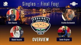 Crokinole World Cup 2024  Singles Final Four OVERVIEW crokinole singles [upl. by Bernarr516]