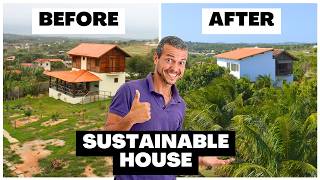 LIVING ON FRUITS SUSTAINABLE HOUSE FARM FOOD FOREST [upl. by Krell]