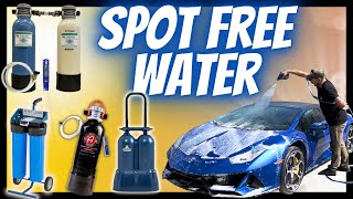 BEST BUDGET SPOT FREE HOME CAR WASH Complete guide to Spot free water [upl. by Annig]