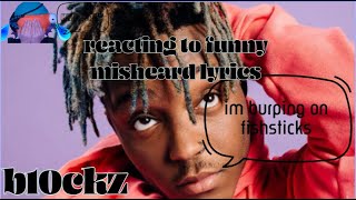 reacting to funny misheard song lyrics reaction [upl. by Aroel304]