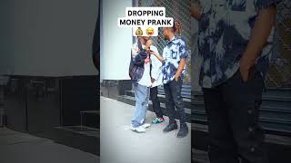 DROPPING MONEY PRANK 💰 THI WAS A VIBE viralvideo prankster cyprianjoker trending shortsviral [upl. by Cia829]