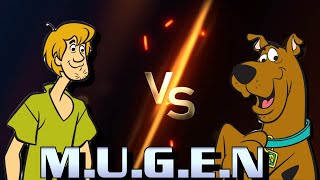 Shaggy vs Scooby Doo  Mugen Battle [upl. by Hannie]