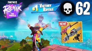 62 Elimination Solo Vs Squads Wins Gameplay Fortnite Chapter 2 Remix Keyboard amp Mouse [upl. by Reinald]