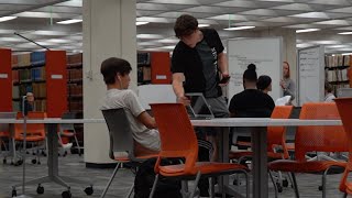 Blasting Inappropriate Songs in the Library Prank Part 2 [upl. by Yromem]