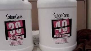 COSMETOLOGY CLASS HAIRCOLOR 6 21 PEROXIDE [upl. by Wymore]